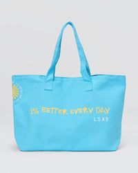 Hold It All Canvas Tote - Baltic Sea-Lemon | Thumbnail Index: 3