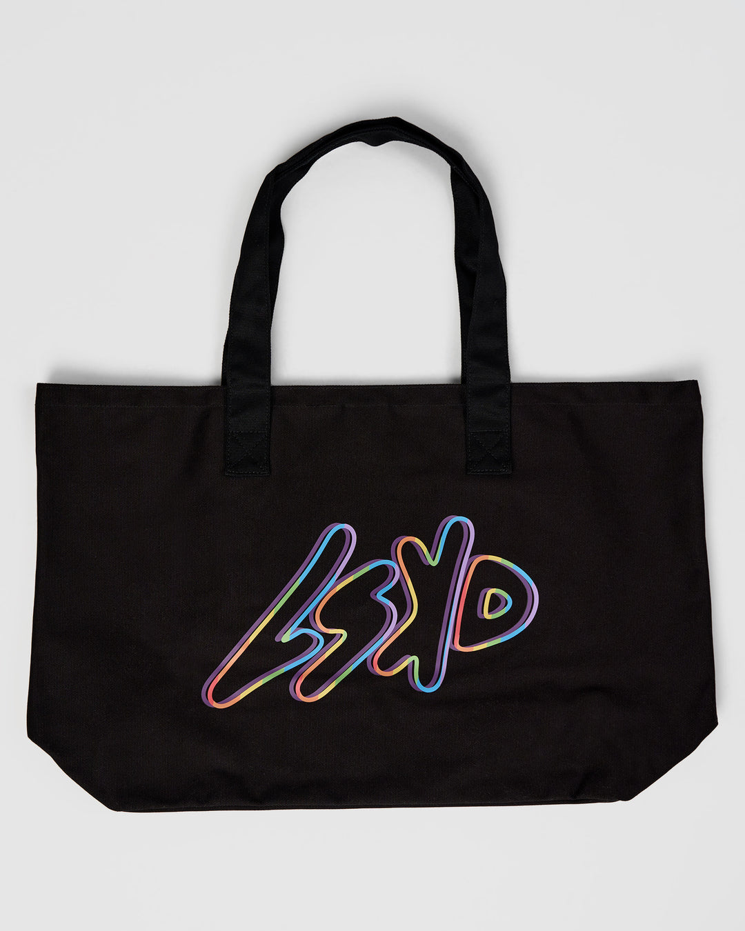 Hold It All Canvas Tote - Black-Multi - view 4