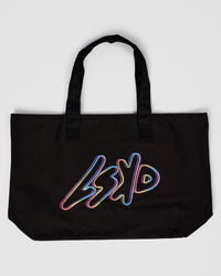Hold It All Canvas Tote - Black-Multi | Thumbnail Index: 3
