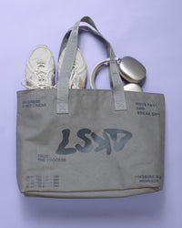 Hold It All Canvas Tote - Circular Grey-Values | Thumbnail Index: 0