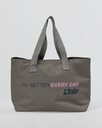 Hold It All Canvas Tote - Circular Grey-Values | Thumbnail Index: 1