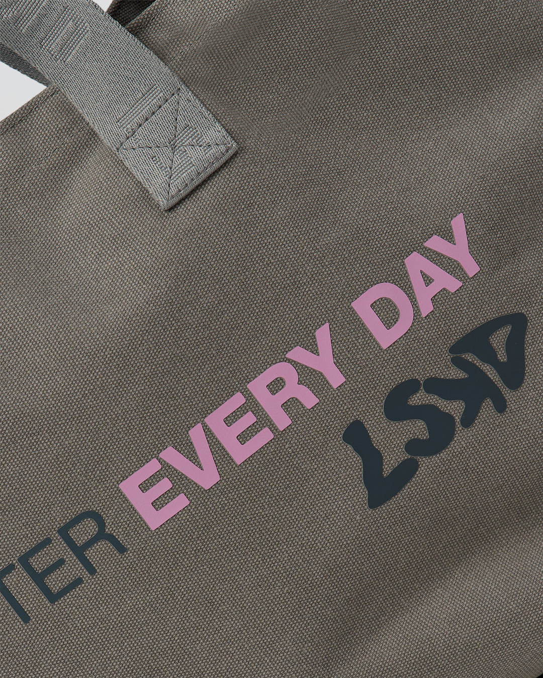 Hold It All Canvas Tote - Circular Grey-Values - view 6