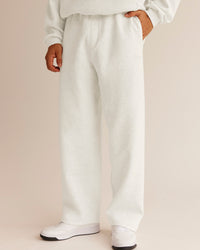 Man wearing AfterDark ZeroCrease Straight Leg Pant - Silver Marl | Model:Jackson | Size:L | Thumbnail Index: 4