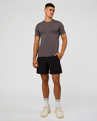 Man wearing AeroFLX+ Seamless Set In Tee - Duskstone/Duskstone | Model:Jackson | Size:L | Thumbnail Index: 4