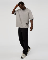 Man wearing AfterDark ZeroCrease Straight Leg Pant - Black | Model:Okello | Size:L | Thumbnail Index: 8