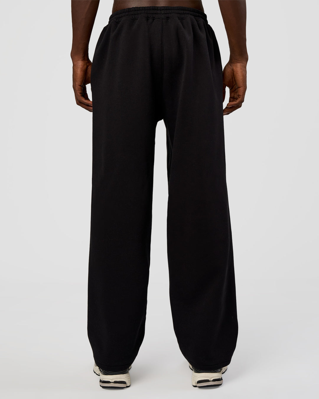 Man wearing AfterDark ZeroCrease Straight Leg Pant - Black | Model:Okello | Size:L - view 4