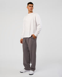 Man wearing AfterDark ZeroCrease Straight Leg Pant - Duskstone | Model:Jackson | Size:L | Thumbnail Index: 1