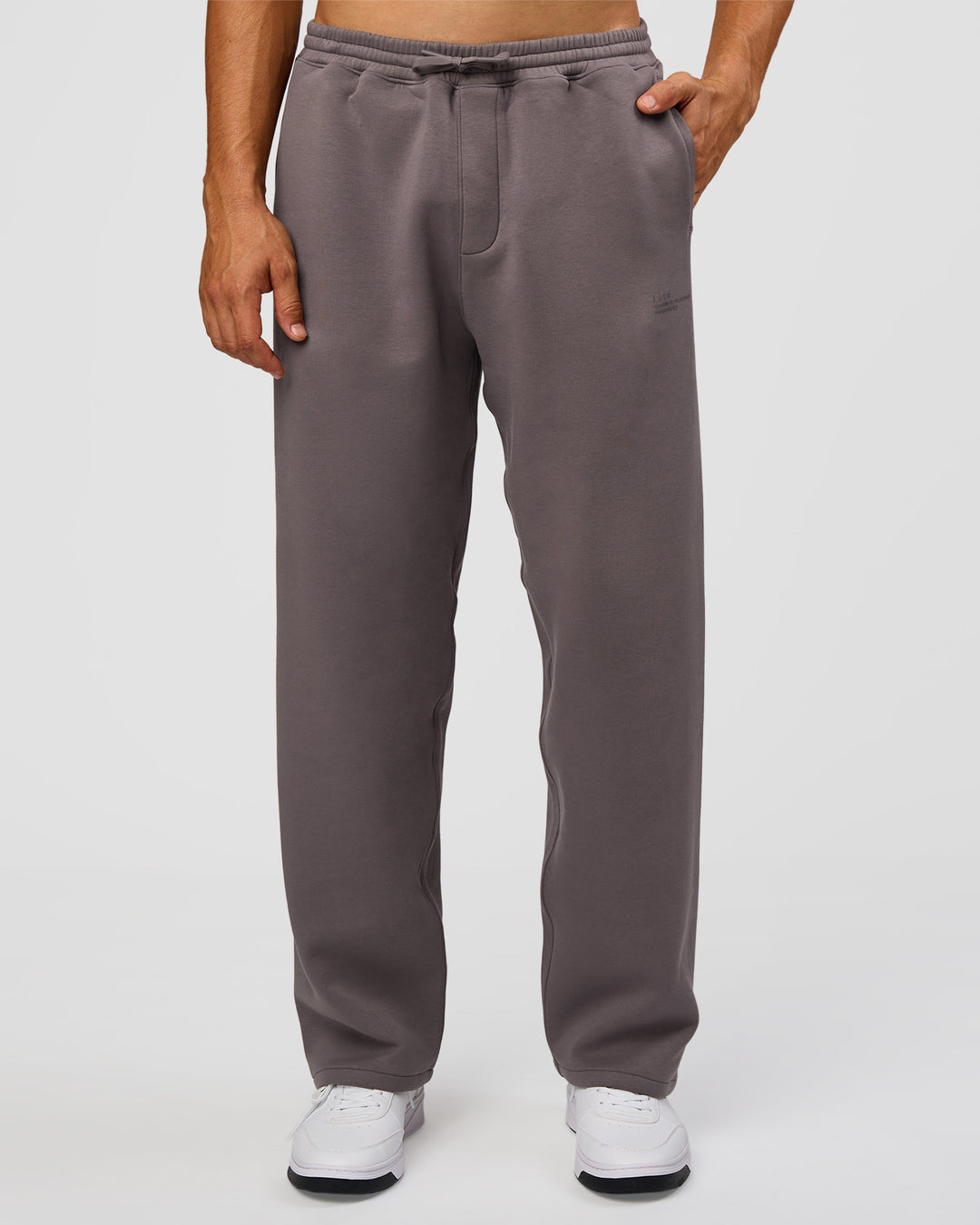 Man wearing AfterDark ZeroCrease Straight Leg Pant - Duskstone | Model:Jackson | Size:L - view 6
