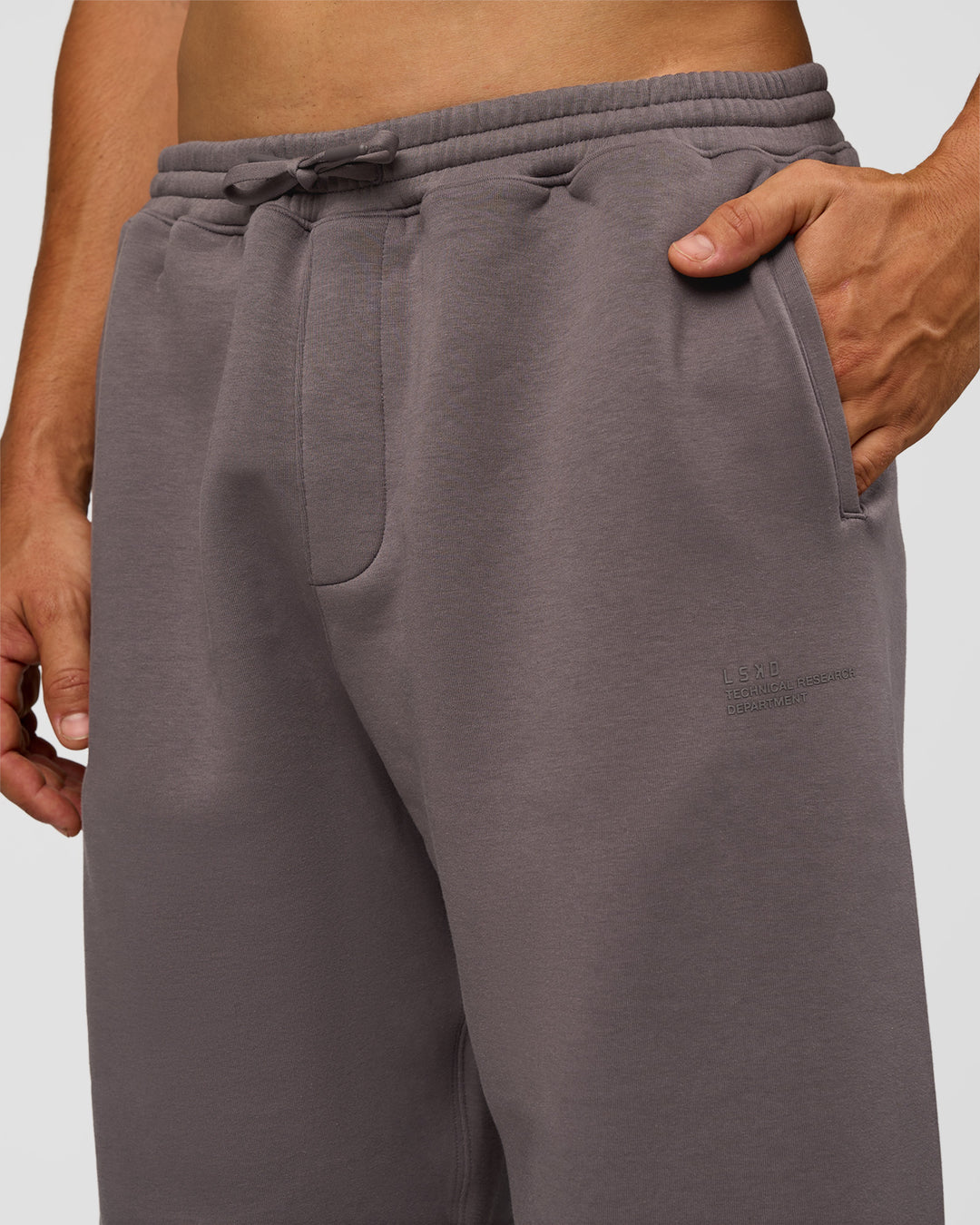 Man wearing AfterDark ZeroCrease Straight Leg Pant - Duskstone | Model:Jackson | Size:L - view 8