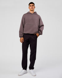 Man wearing All Day ZeroCrease™  Regular Pant - Black | Model:Jackson | Size:34 | Thumbnail Index: 9