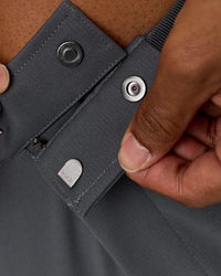 Man wearing All Day ZeroCrease™  Regular Pant - Dark Storm | Model:Xav | Size:L | Thumbnail Index: 3
