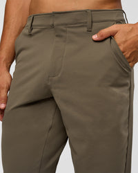 Woman wearing All Day ZeroCrease™  Regular Pant - Walnut Grey | Model:Jackson | Size:34 | Thumbnail Index: 6
