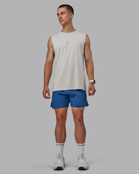 Man wearing Base FLXCotton Tank - Digital Mist | Thumbnail Index: 0