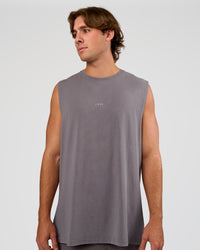 Man wearing Base FLXCotton Tank - Duskstone Washed | Model:Marcus | Size:L | Thumbnail Index: 0