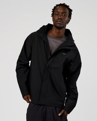 Man wearing Coaches Jacket - Black | Model:Okello | Size:L | Thumbnail Index: 0