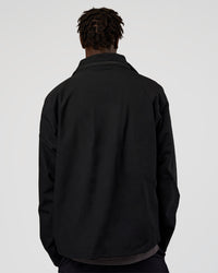 Man wearing Coaches Jacket - Black | Model:Okello | Size:L | Thumbnail Index: 8