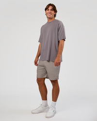 Man wearing Daily 7" Short - Alloy | Model:Marcus | Size:L | Thumbnail Index: 2