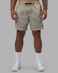 Man wearing Daily Short Pigment 7" - Pigment Slate | Model:Xav | Size:L | Thumbnail Index: 0