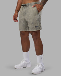 Man wearing Daily Short Pigment 7" - Pigment Slate | Model:Xav | Size:L | Thumbnail Index: 5