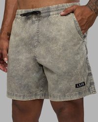Man wearing Daily Short Pigment 7" - Pigment Slate | Model:Xav | Size:L | Thumbnail Index: 1