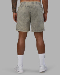 Man wearing Daily Short Pigment 7" - Pigment Slate | Model:Xav | Size:L | Thumbnail Index: 3