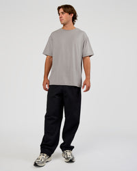 Man wearing Forever EffortlessTech Tee - Alloy | Model:Marcus | Size:L | Thumbnail Index: 3