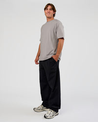 Man wearing Forever EffortlessTech Tee - Alloy | Model:Marcus | Size:L | Thumbnail Index: 1