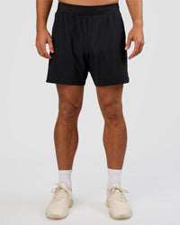 Man wearing Functional Training 7" Short - Black | Model:Marcus | Size:L | Thumbnail Index: 0