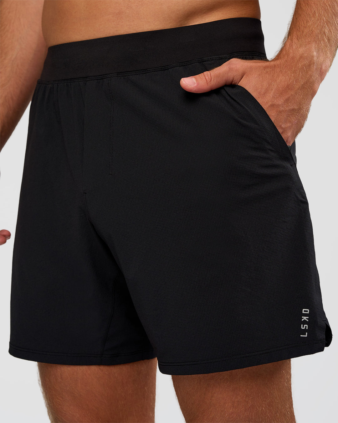 Man wearing Functional Training 7" Short - Black | Model:Marcus | Size:L - view 8