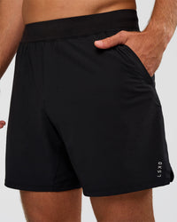 Man wearing Functional Training 7" Short - Black | Model:Marcus | Size:L | Thumbnail Index: 7