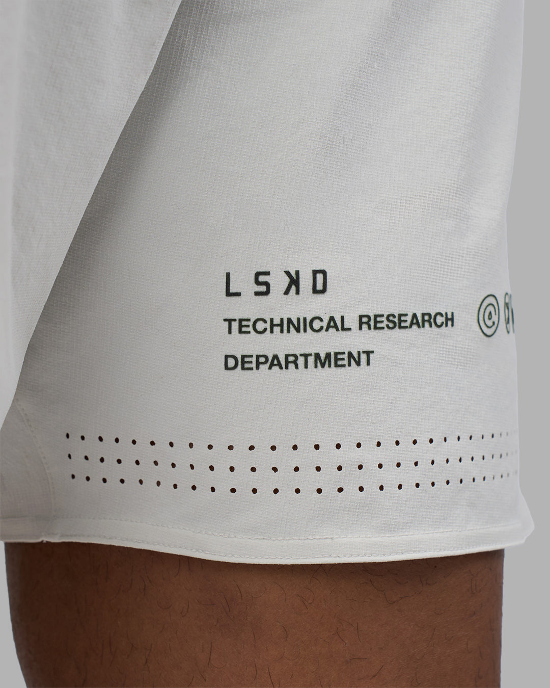 Man wearing Lift 6" Research Dep Performance Short - Digital Mist | Model:Xav | Size:L - view 2