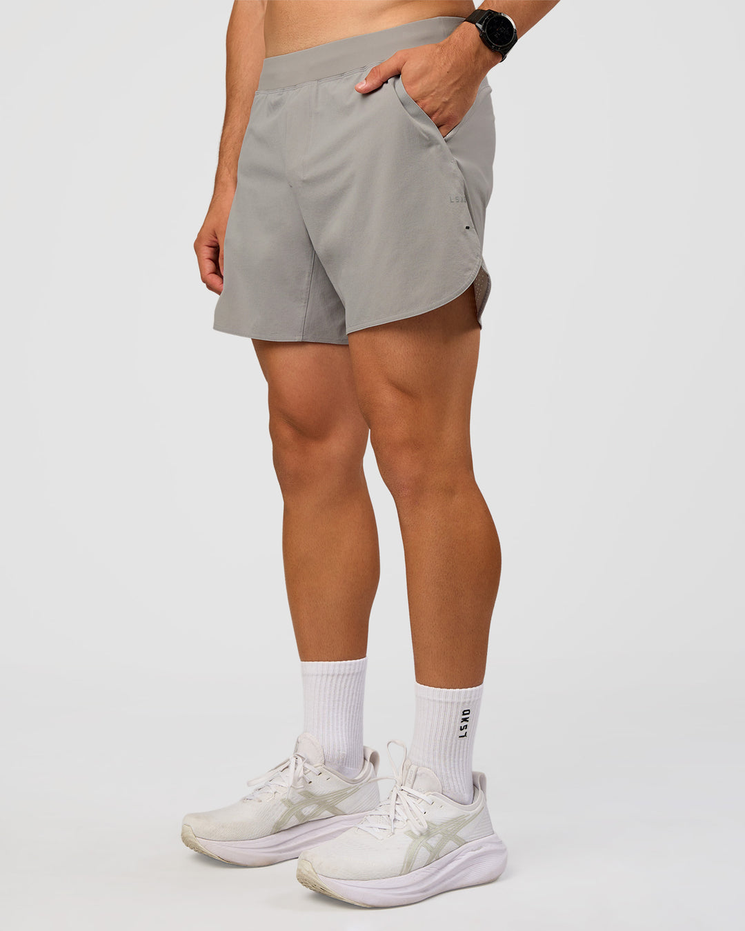 Man wearing Lift 6" Short - Alloy | Model:Liam | Size:L - view 7