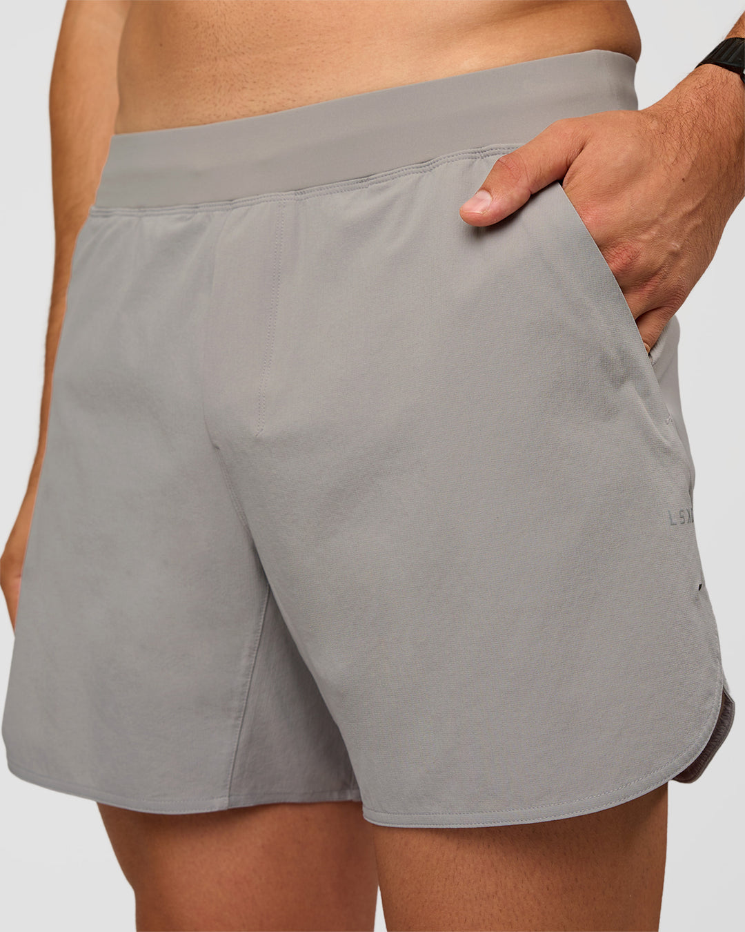 Man wearing Lift 6" Short - Alloy | Model:Liam | Size:L - view 6