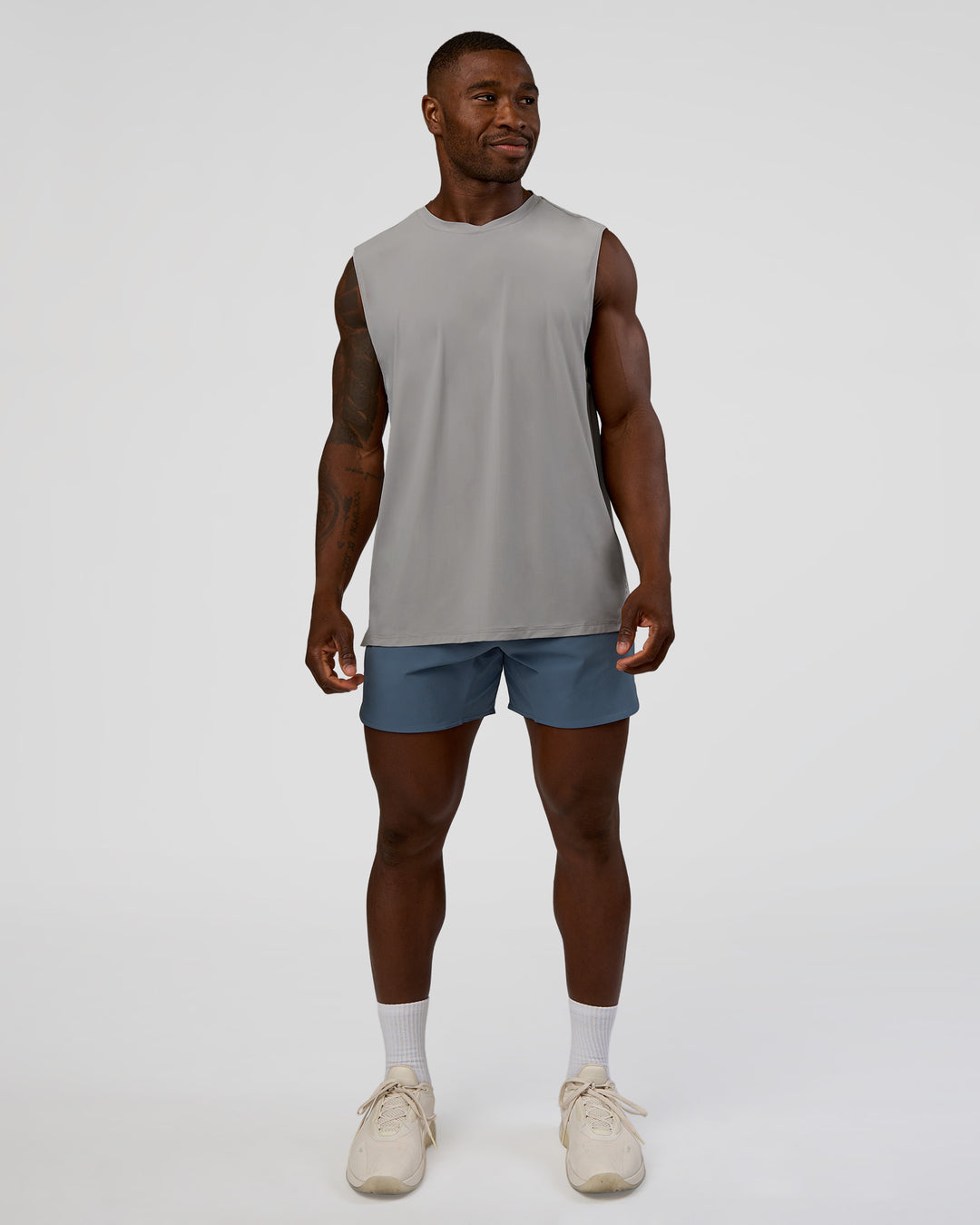 Man wearing Lift 6" Short - Blue Mirage | Model:Sam | Size:L - view 3