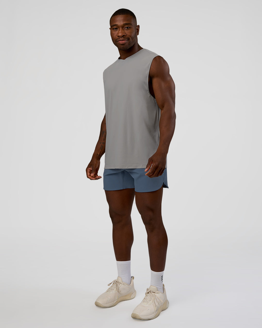 Man wearing Lift 6" Short - Blue Mirage | Model:Sam | Size:L - view 5