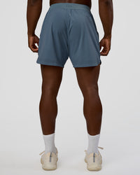 Man wearing Lift 6" Short - Blue Mirage | Model:Sam | Size:L | Thumbnail Index: 3