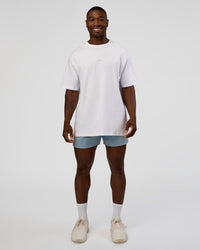 Man wearing Lift 6" Short - Dusty Blue | Model:Sam | Size:L | Thumbnail Index: 2