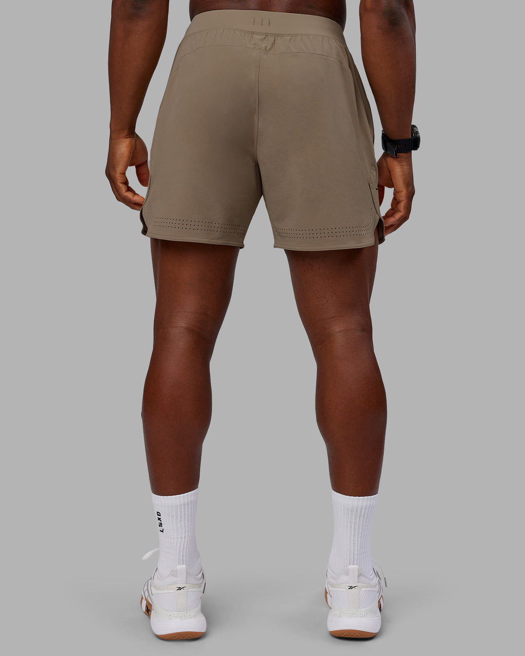 Man wearing Lift 6" Short - Greige | Model:Sam | Size:L - view 4