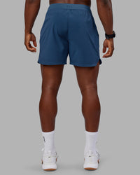 Man wearing Lift 6" Short - Indigo | Model:Sam | Size:L | Thumbnail Index: 3