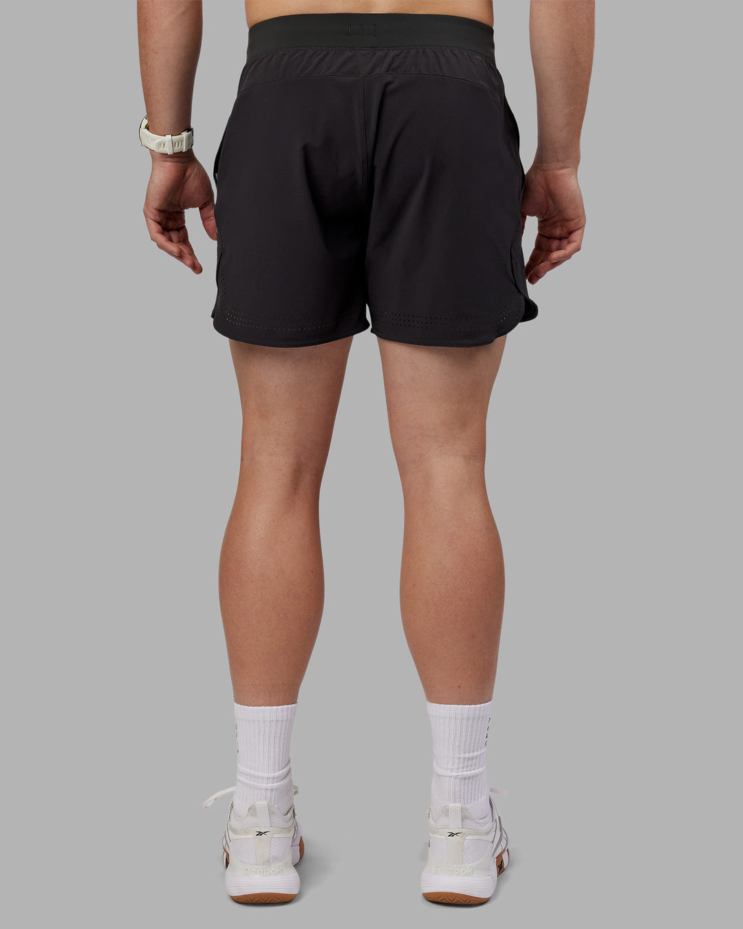 Man wearing Lift 6" Short - Pirate Black | Model:Tom | Size:L - view 4