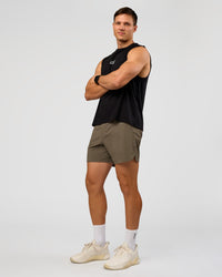 Man wearing Lift 6" Short - Walnut Grey | Model:Liam | Size:L | Thumbnail Index: 2