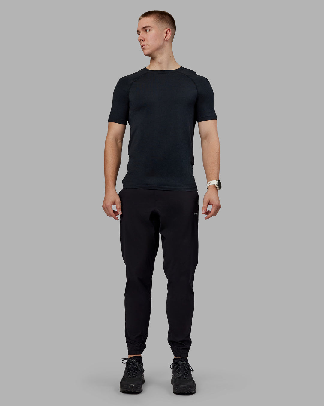 Man wearing Lift Jogger - Black | Model:Tom | Size:L - view 11