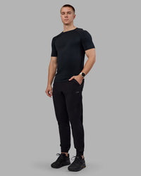 Man wearing Lift Jogger - Black | Model:Tom | Size:L | Thumbnail Index: 1