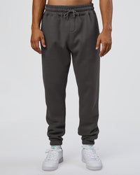 Man wearing MVP Cuffed Track Pant - Dark Storm | Model:Jackson | Size:L | Thumbnail Index: 0