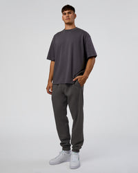 Man wearing MVP Cuffed Track Pant - Dark Storm | Model:Jackson | Size:L | Thumbnail Index: 5