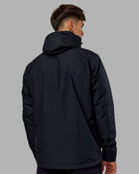 Man wearing Marshall 2.0 Jacket - Black | Model:Jackson | Size:L | Thumbnail Index: 14