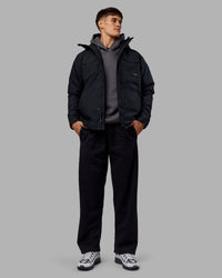 Man wearing Marshall 2.0 Jacket - Black | Model:Jackson | Size:L | Thumbnail Index: 2