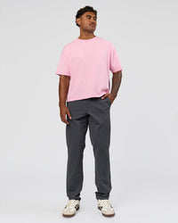 Man wearing Memory in Motion Heavyweight Boxed Tee - Marshmallow Washed | Model:Xav | Size:L | Thumbnail Index: 13