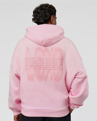 Man wearing Memory In Motion Ultra Heavyweight Washed Hoodie - Marshmallow Washed | Model:Xav | Size:L | Thumbnail Index: 15