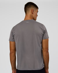 Man wearing Pace Running Tee 3.0  - Storm Front | Model:Jackson | Size:L | Thumbnail Index: 1